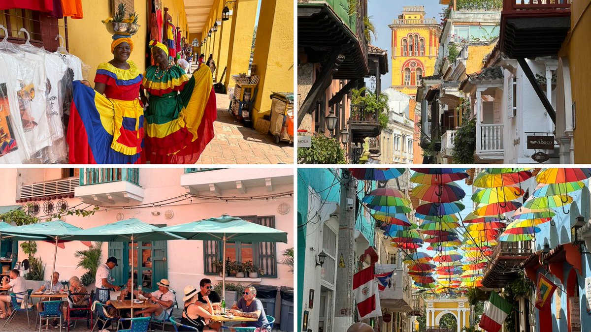 Did you know the walled city of Cartagena Colombia is a UNESCO site? Click through for a one-week itinerary to this Caribbean town full of colonial architecture and white sand beaches bit.ly/4b3Zz0o via @sheriannekay #cartagenacolombia #visitcolombia #colombiatravel