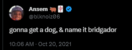 rhodes1721's tweet photo. hey @blknoiz06 if this gets 2k retweets can you get a dog and name it brigador?https://t.co/uo0iJGgzkG https://t.co/km3NEVmWOX