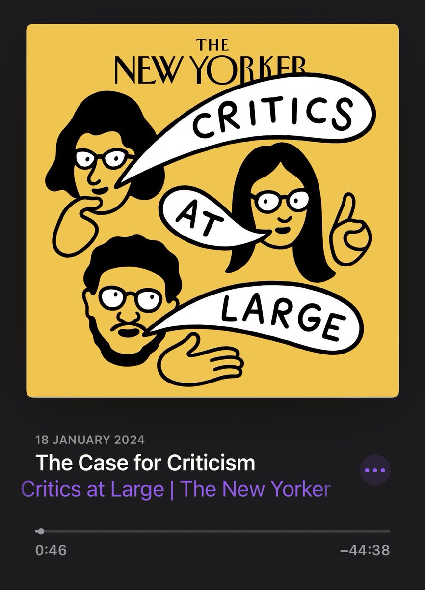 Excellent conversation here from @frynaomifry @vcunningham and @Alex_Lily on the rapid disinvestment in arts journalism and what is lost when we lose great critics.