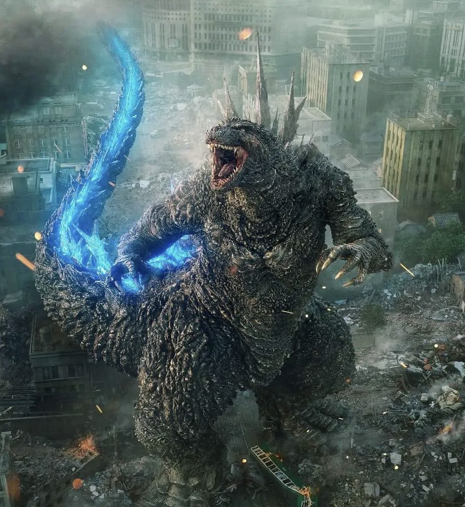 Only 35 VFX artists worked on ‘GODZILLA MINUS ONE’ and completed 610 shots for the film. (Source: hollywoodreporter.com/movies/movie-n…)