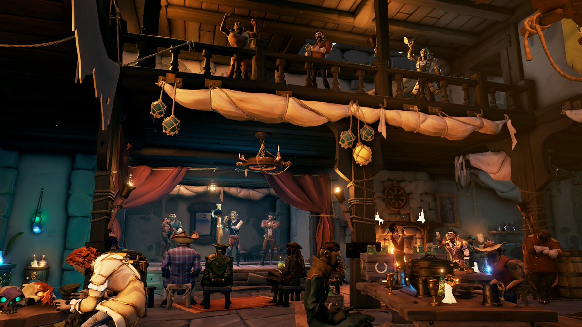 In a universe where cosplay and characters collide, we gather for a night of recognition. The cosplay convention transforms into a stage where heroes and villains applaud each other for their ingenuity.

Theme: Cosplay Corsairs
 #SoTShot
#SeaOfThieves 
<a href="/SeaOfThieves/">Sea of Thieves</a>