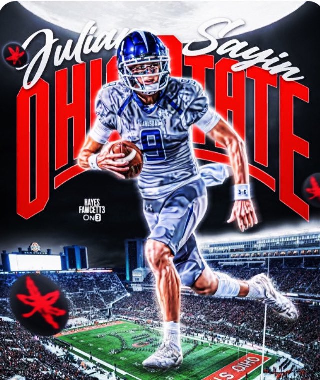 The Ohio State!! Go light it up young buck!! Lancer Nation celebrates!!! <a href="/juliansayin2/">Julian Sayin</a>