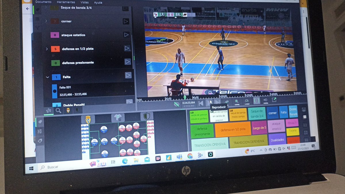 CristianMato3's tweet photo. Para realizar el trabajo de vídeo análisis usamos el software de Longomatch, una herramienta gratuita, fácil de usar y muy completa que te ayuda a diseccionar las jugadas mediante una botonera que creas tu mismo, con tantas etiquetas como creas conveniente. https://t.co/QBSc1vKQWN