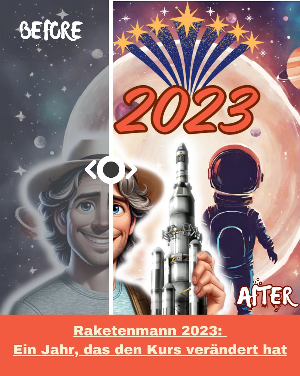 raketenmann.de/blog-entries/e… 2023 war für mich ein Wendepunkt. Lasst euch von meiner Geschichte inspirieren und erfahrt, wie ein einziges Jahr den Kurs meines Lebens nachhaltig verändert hat.