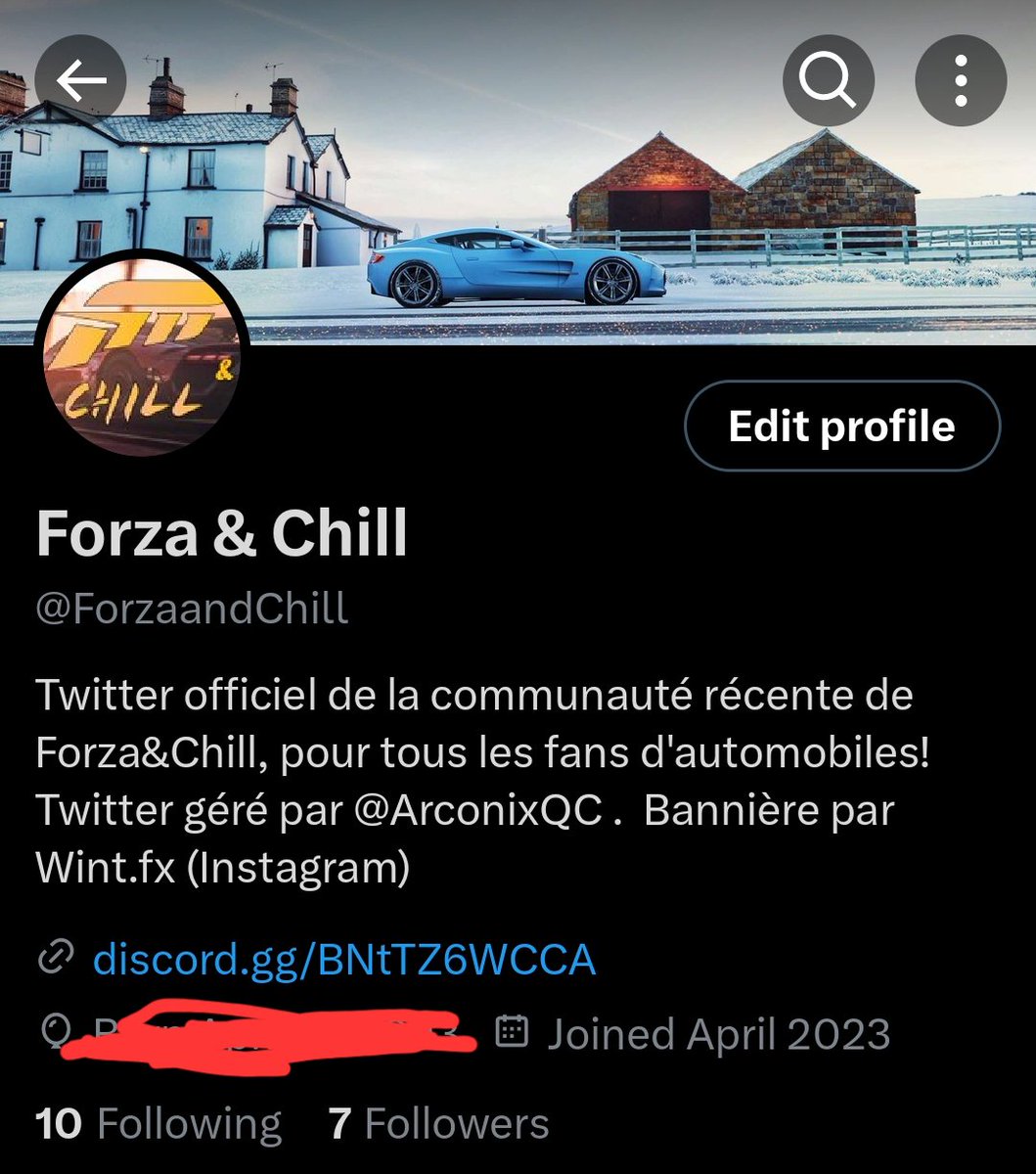 ForzaandChill's tweet photo. Petit refresh du profil avec le dernier gagnant de notre concours photo... Que j'ai oublié d'annoncer... Je mérite de manger la neige que lance le bolide. https://t.co/MAmGuZ1Yek