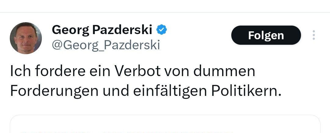 +++EIL+++
Erster AfDler fordert #AfD-Verbot!

#LAUTgegenRechts!