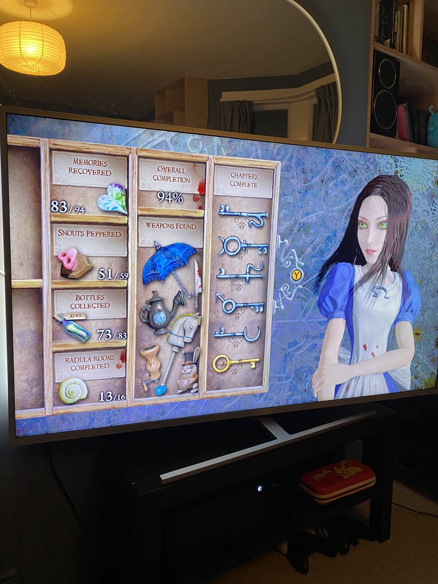 Meowwrita's tweet image. Finished Alice the Madness returns, a game I’d been wanting to play since it came out when I was a teenager. One of the most unique games I’ve played—highly recommend.