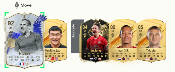 Bohh packie hoor. Jammer van Van Dijk dubbel, maar Ribery gaat mijn team in!