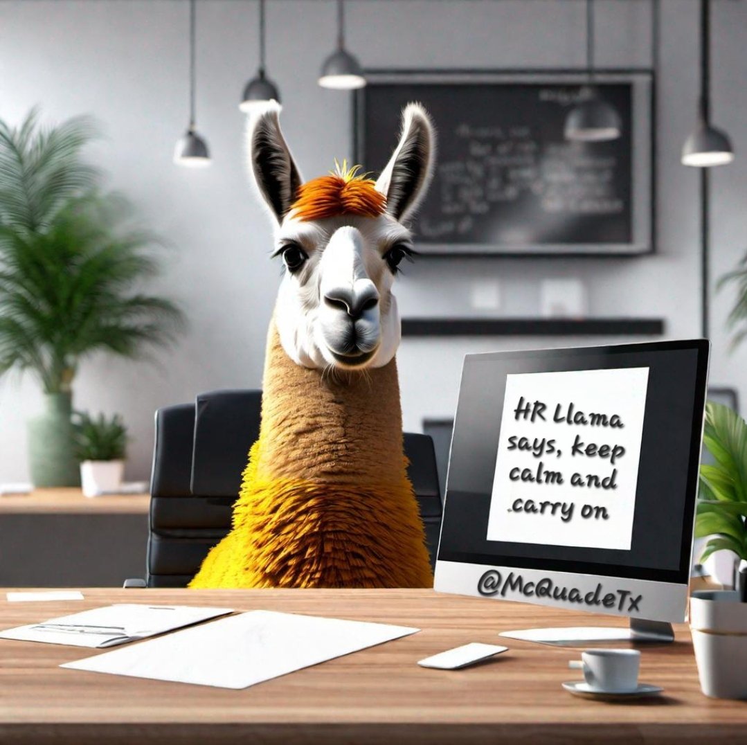 #HRLlama says #HRCommunity #HRProfessional