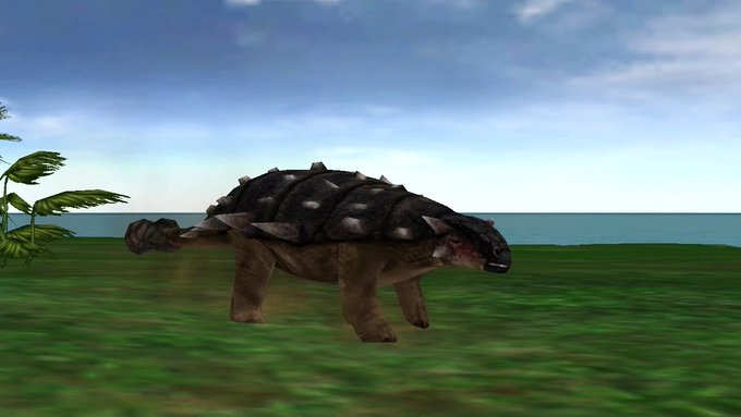JURASSIC PARK JANUARY MONTH CHALLENGE 2024! (14/31)  ANKYLOSAURUS!  A tank, a living tank. This dinosaur<a href="/tag/helluvaboss"class="tags"><span>#helluvaboss</span></a>