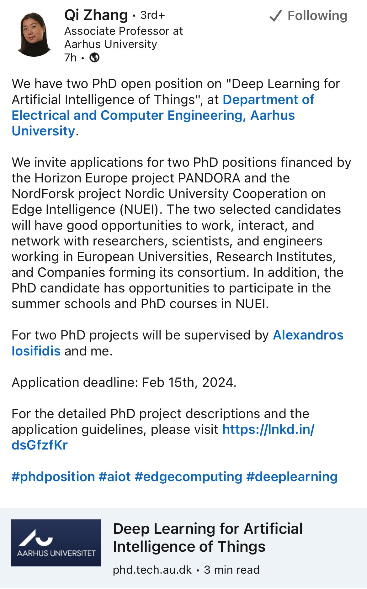 Phd deep learning sales