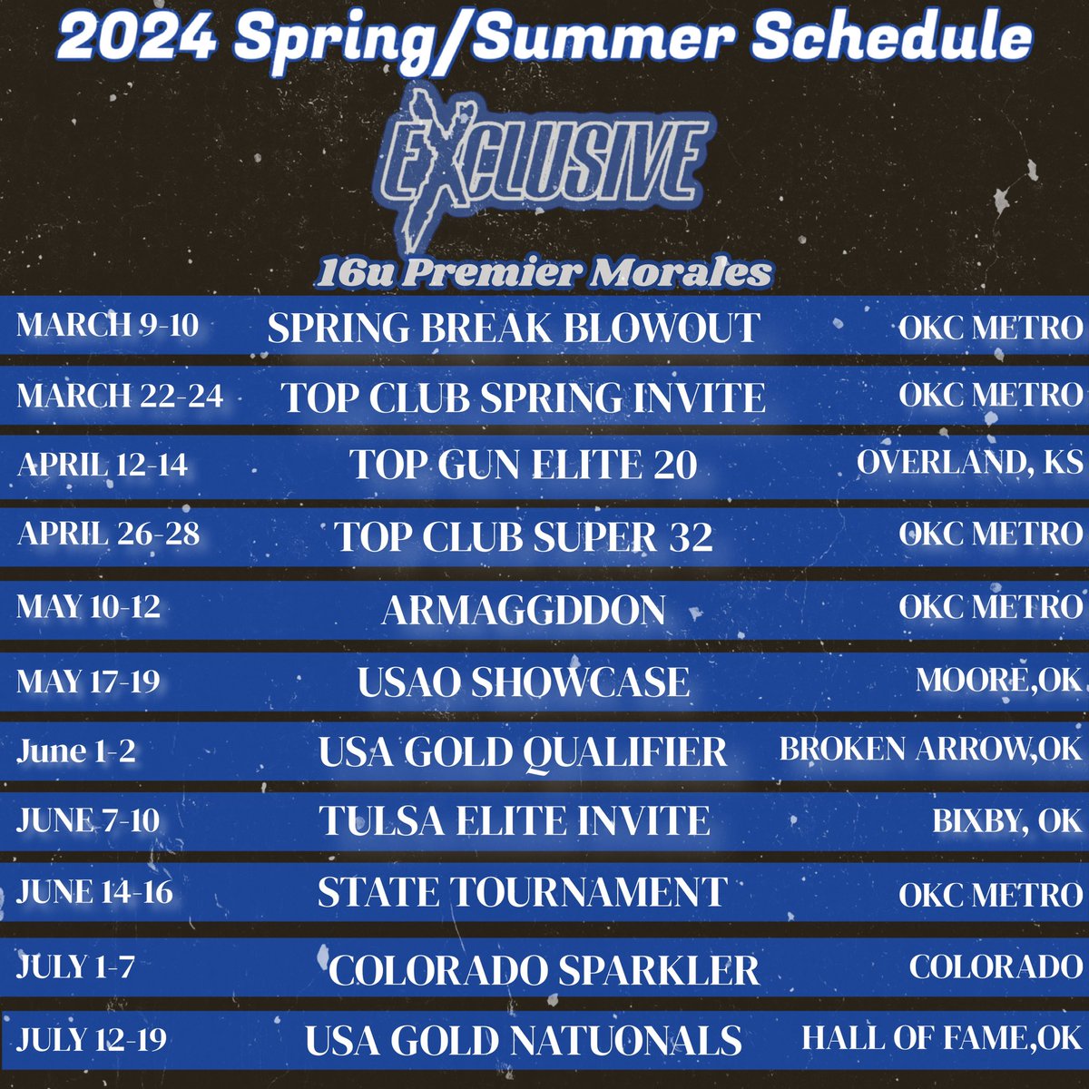 OKExclusive18u's tweet photo. ‼️T minus 7 weeks until we hit the field ‼️ 🥎🥎 https://t.co/6iPK9H8Yfn