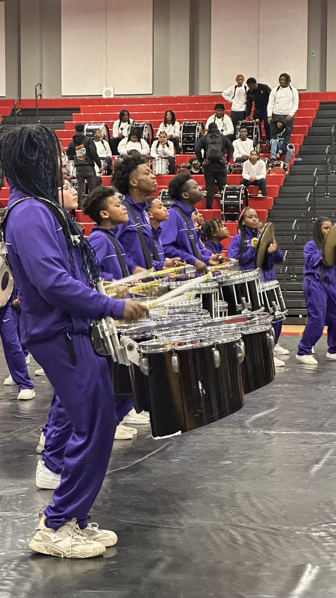 The Sounds of Thunder was 🔒’d in yesterday at the Battle of the Drumlines! Only 2A line there… went head to head. Opponents had to dig deep to compete! #TheGoldenStandard <a href="/BootzGold/">Prof. KD Smith</a> <a href="/dj__dagreat/">DeAundre James</a> <a href="/DrHenson2/">Dr. Darryl J. Henson</a> <a href="/DrStacyParker1/">Stacy Parker</a> @niki_edwards5