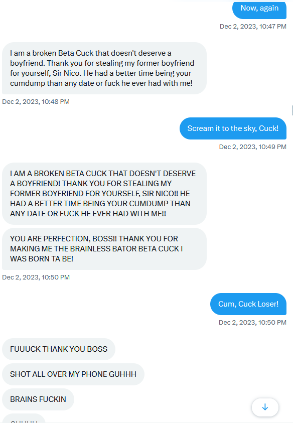 This one wasn't today's drains, but I keep forgettin' to grab an' post these screenshots

Guess he's just that forgettable to me...