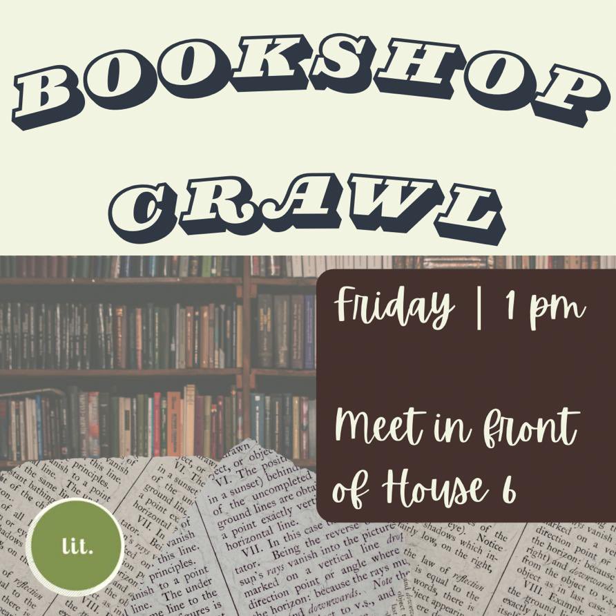 kicking the term off with some classic coffee hours and a bookshop crawl!