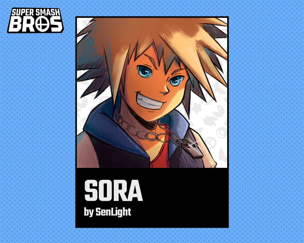 SenLight7's tweet image. 🎮COLLAB SUPER SMASH BROS🎮

Meu desafiante é o Sora!
 
   Veja a #SuperSmashBrosCollab e escolha o seu desafiante favorito!