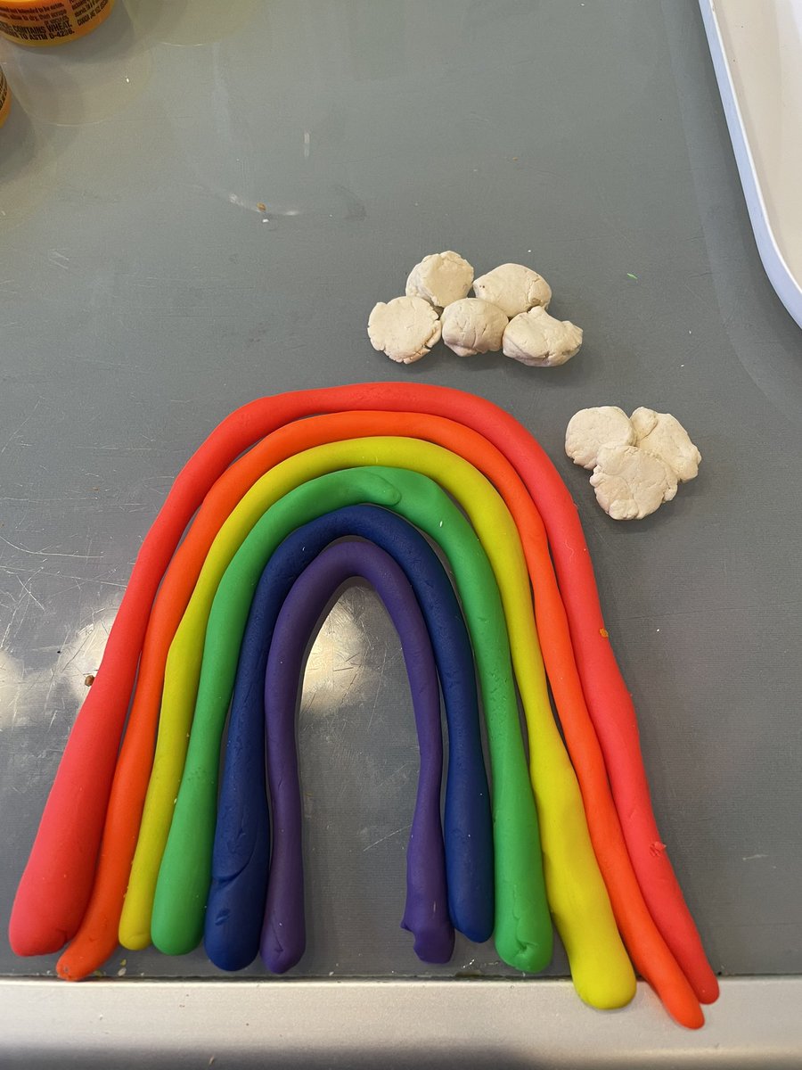 readiatrician's tweet image. Sick days for our 6 year old are made better with modeling clay and @Jarrett_Lerner