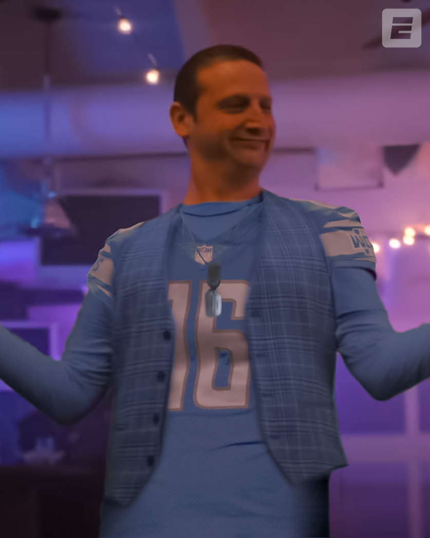 espn's tweet image. The Lions pulling up to the NFC championship game 🍿