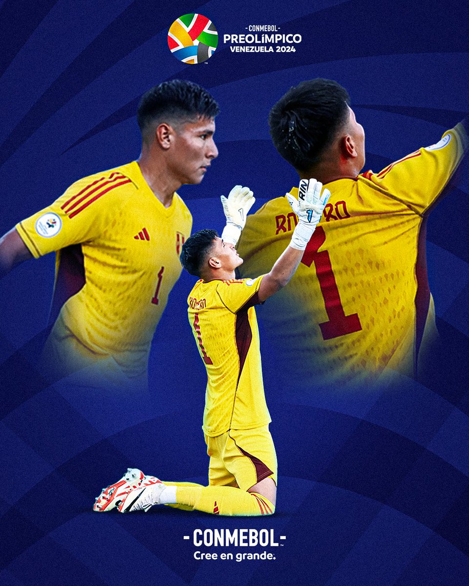 CONMEBOL.com (@conmebol) on Twitter photo ¡Diego Romero contabilizó 4⃣ atajadas y fue clave en la victoria de <a href="/SeleccionPeru/">La Bicolor</a> en su debut por el #CONMEBOLPreolímpico! 🧤🔝
#CreeEnGrande ¡Diego Romero contabilizó 4⃣ atajadas y fue clave en la victoria de <a href="/SeleccionPeru/">La Bicolor</a> en su debut por el #CONMEBOLPreolímpico! 🧤🔝
#CreeEnGrande