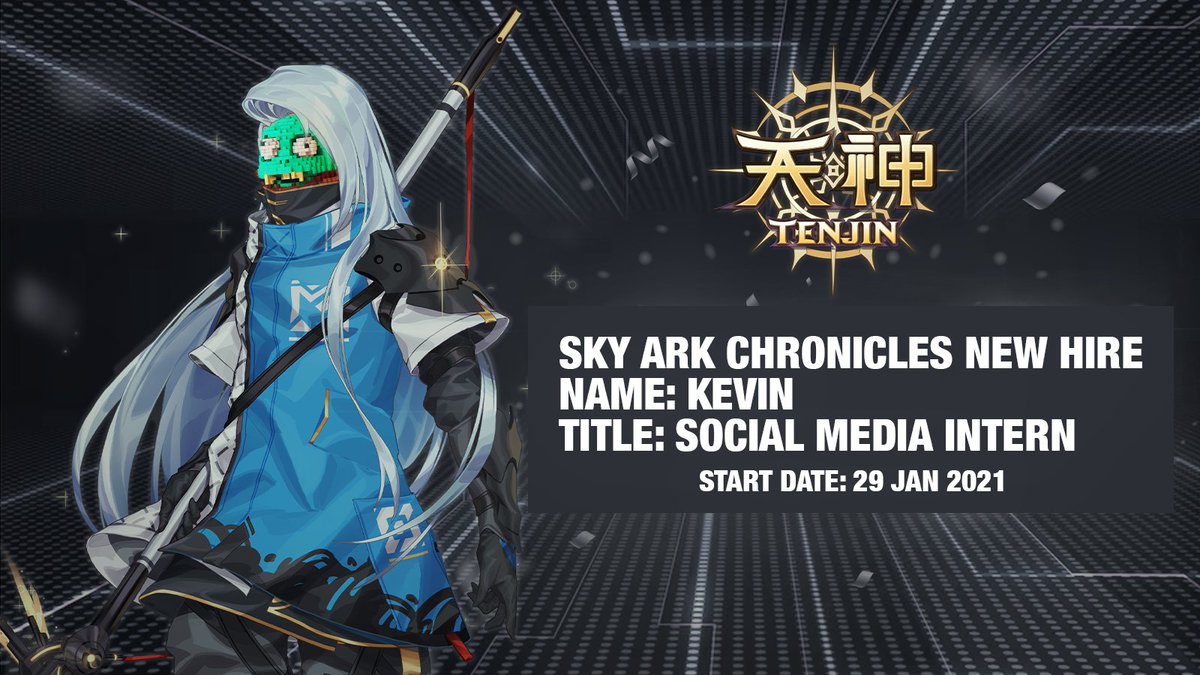 therealKevinDAO's tweet photo. Kevin is proud to announce that Kevin just got hired to be the new Social Media Intern for @SkyarkS 

Thank you for the recommendation 
@dingalingts @jarindr @GuildFiGlobal @BinanceLabs https://t.co/aKI84eGCmv