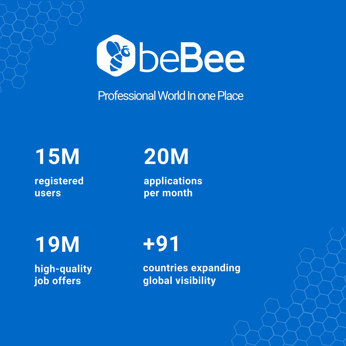 beBee's tweet photo. Finding your next star hire just got simpler! 🌐 🔍Our multi-posting system makes it easy – achieve maximum reach and visibility by publishing and promoting your job ads on over 100 platforms.  Elevate your recruitment strategy with us! 🐝 👉
[https://t.co/tS49lGhDc8]
#beBee #Recruitment #HiringSuccess