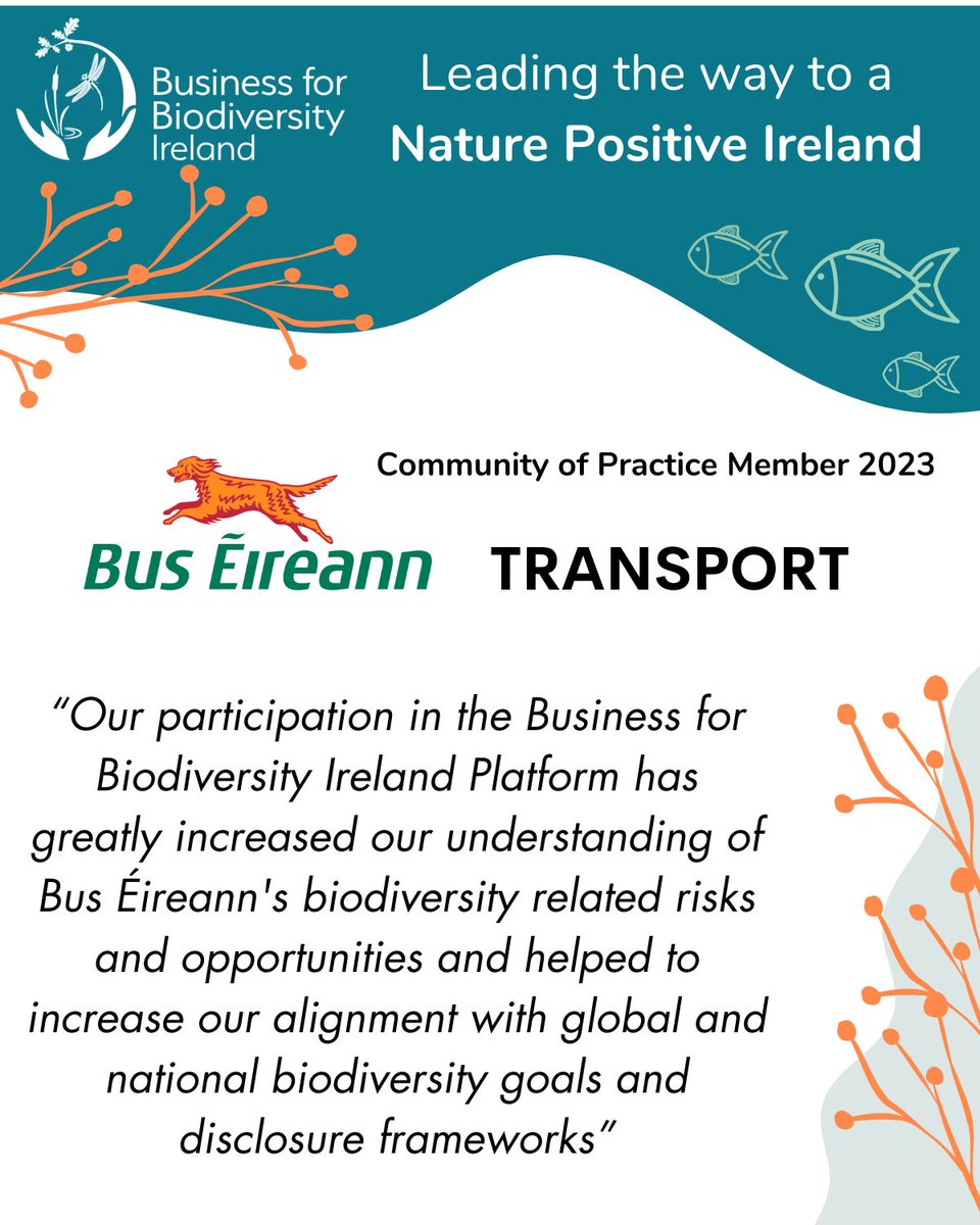 We're up and running! Come and start your journey to nature positive. Find out what our community of practice businesses had to say about the platform. Join until the 31st of March for free! businessforbiodiversity.ie/register/
