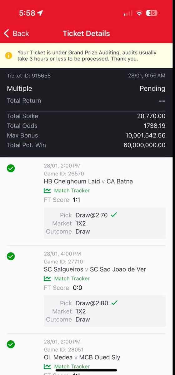 jujupunte's tweet photo. 1K wins 5M on Sportybet 

[ 5000 Odds] ⚽️ ⚽️ 🤩

Games are well analyzed Stake With 1K Naira and Relax..

JOIN HERE👇👇 👇👇👇
https://t.co/nXMEj9wuSe

COPY THE BOOKING CODE AND EDITS
5/5 DRAWS 👇👇
https://t.co/nXMEj9wuSe

Congratulations 🎉 to those that won from the 7/7 Draw https://t.co/jLkQkWiksP