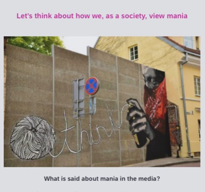 📢Researching online course for #mania📢 It is for people who believe mania, although problematic, can also be fun and useful. Check it out: tinyurl.com/bd7pfaj9 You get➡️free intervention We get➡️your thoughts about it Bipolar community gets➡️research findings Any…