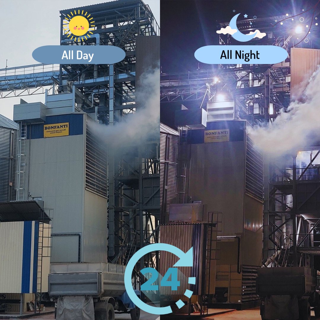 DryerBonfanti's tweet photo. The BONFANTI biomass cereal dryers work continuously 7 days a week with minimal maintenance.
#nonstop #nonstopwork #biomassdryer #bonfantidryer #dryer #graindryer #farmlife #harvest #landwirtschaft #farming #Uscătoare #BonfantiUscătoare https://t.co/iVU3X6XKTO