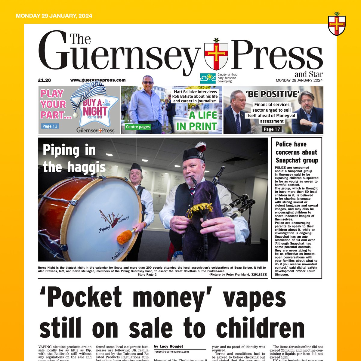 Today’s front page 🗞️