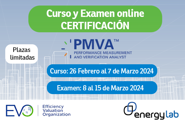 CT_EnergyLab's tweet photo. 🎓 ¡Nueva fecha 2024 para el Curso y Examen #online de la #CertificaciónPMVA basada en el Protocolo Internacional de Medición y Verificación del Desempeño (#IPMVP®), que organizamos junto con @EVO_IPMVP ¡#PLAZASLIMITADAS!
#INSCRIPCIONES 👉 https://t.co/6kBjDM2u0c https://t.co/2su0Rj4sib