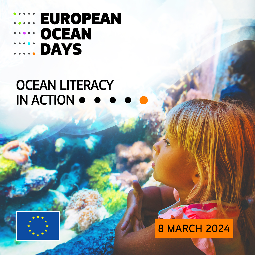 CINEA 🇪🇺 (@cinea_eu) on Twitter photo 📚🐙Want to get a step closer to being ocean literate?
✨Visit the European Ocean Days on 8 March in Brussels to dive into the world of #EU4Ocean, visit an art exhibition by <a href="/IocUnesco/">UNESCO Ocean</a>, exchange ideas and more!
Register today👉 europa.eu/!Mp8fNf
#EMFAF #oceanliteracy 📚🐙Want to get a step closer to being ocean literate?
✨Visit the European Ocean Days on 8 March in Brussels to dive into the world of #EU4Ocean, visit an art exhibition by <a href="/IocUnesco/">UNESCO Ocean</a>, exchange ideas and more!
Register today👉 europa.eu/!Mp8fNf
#EMFAF #oceanliteracy
