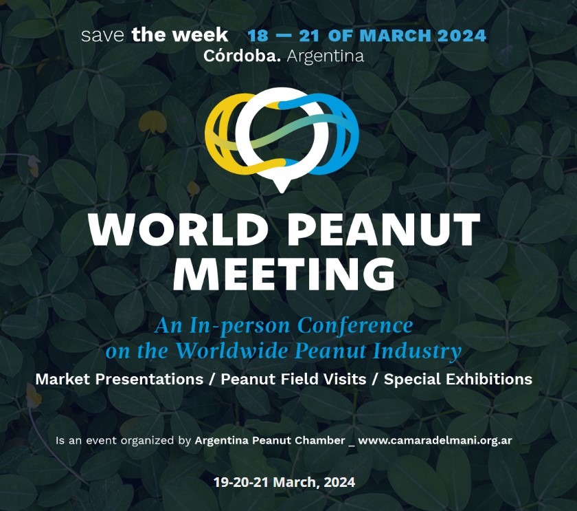 As one of the top 5 🌎 peanut exporters, from 18-21 March, 🇦🇷 will host the International Conference on the Peanut Industry. Committed to ♻️ & food security, our producers boost the consumption of healthy diets by supplying nutritious & protein-rich legumes. #Cordoba #Mani🥜🚜