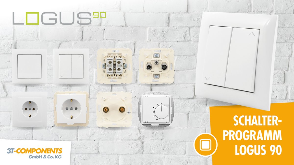 3TComponents's tweet image. Ihr findet das umfangreiche Schalterprogramm LOGUS 90 von Efapel bei uns im Shop: Rollladenschalter und -taster, Steckdosen, Abdeckrahmen, Schaltereinsätze sowie TAE- und Antenneneinsätze.

bit.ly/3DY4XTV

#3TComponents #3TMotors #Schalterprogramm