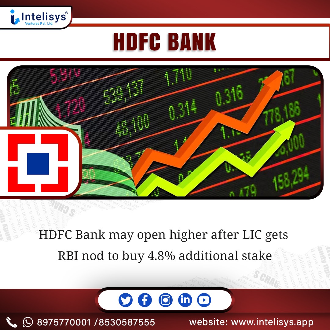 HDFC Bank may open higher after LIC gets RBI nod to buy 4.8% additional stake
.
#hdfc #hdfcbank #bankingsector #bankingindustry #bankingservices #growthanddevelopment #dailynews #dailynewsupdates #dailymarketupdate #newsupdates #marketnews #marketupdates #stockmarketindia