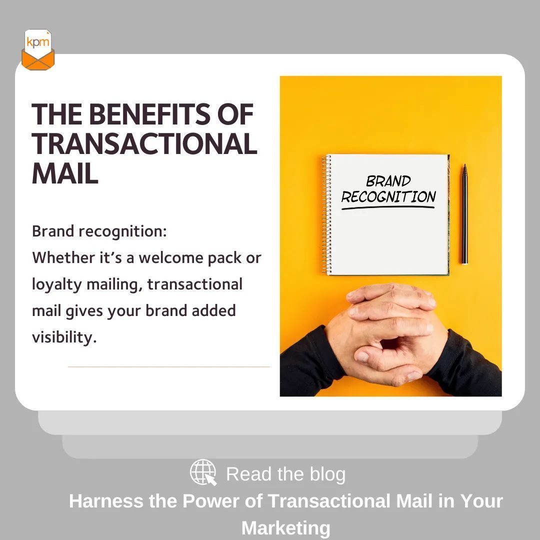 Transactional mail can play a critical role in improving your customers’ experience and shaping their perception of your brand. Find out more about transactional mail in our latest blog.

buff.ly/3ONroje 

#mail #marketing #finance
