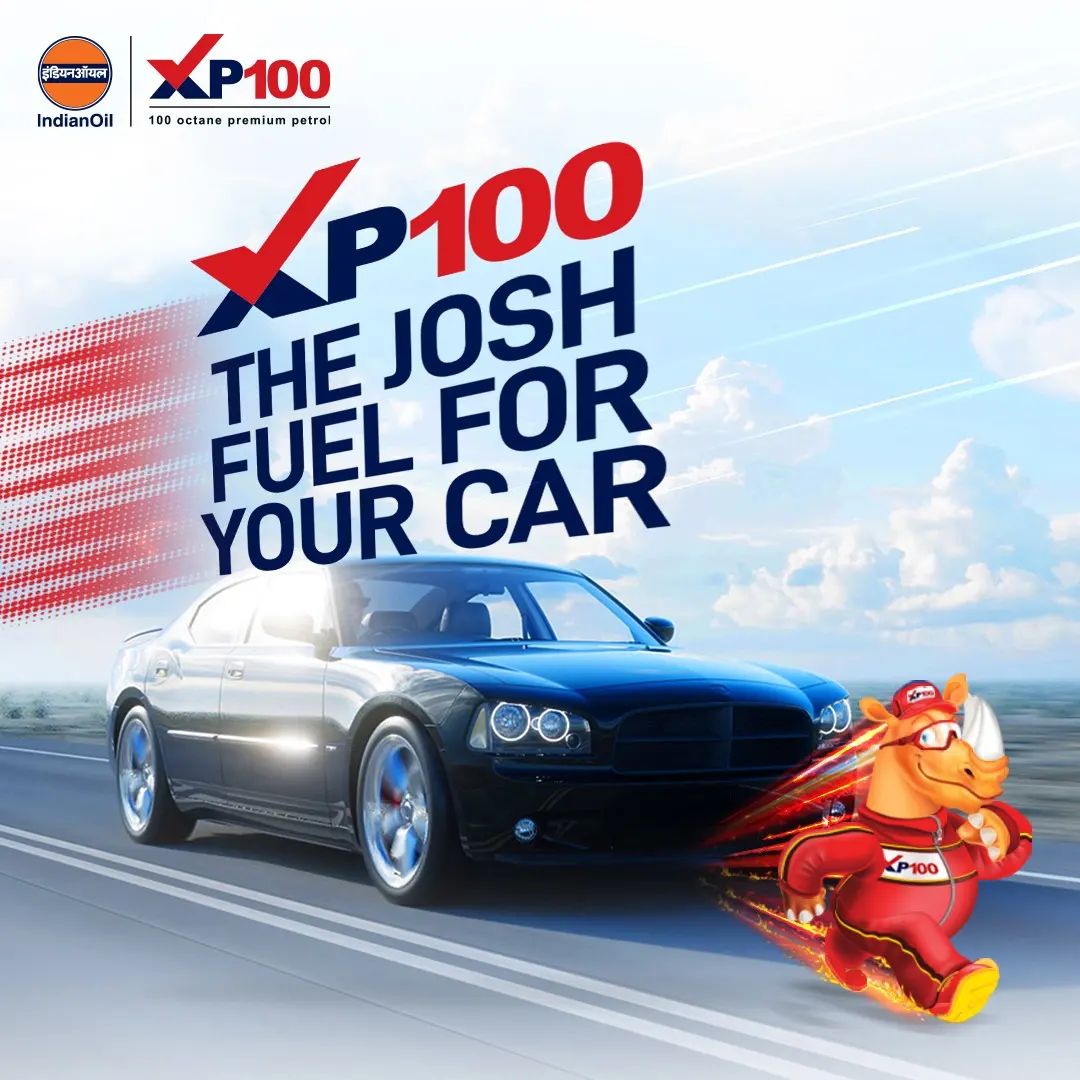 If you love your mean machine, switch to #XP100. The super-premium fuel by IndianOil is for your luxury vehicles. Drive into IndianOil retail outlet and try #XP100 now.