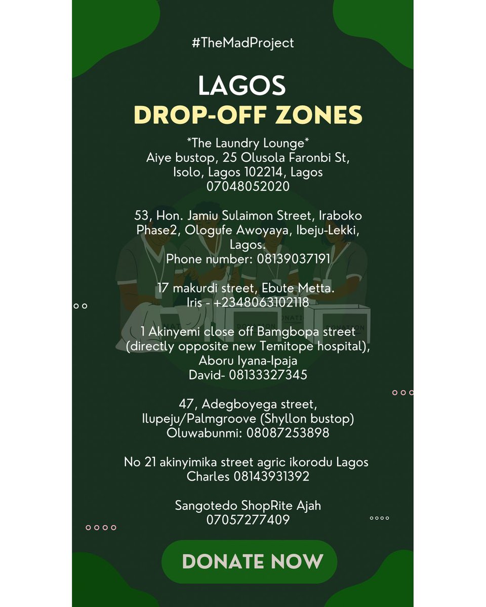 scarcemc's tweet photo. If you are willing to donate clothes to support our project kindly send to any of our drop-off zones close to you. Thank you 🙏 

#TheMadproject https://t.co/PxPDVe6Vly