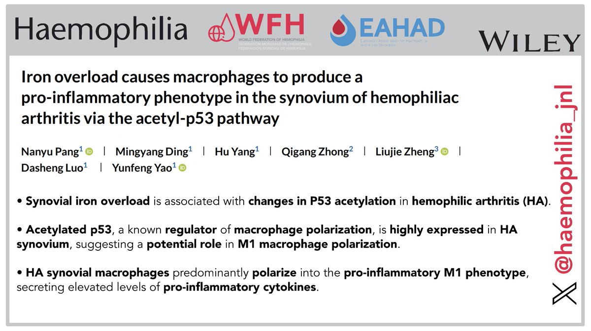 Haemophilia Journal tweet media