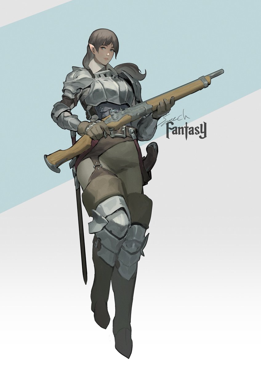 「銃士 」|sonechのイラスト