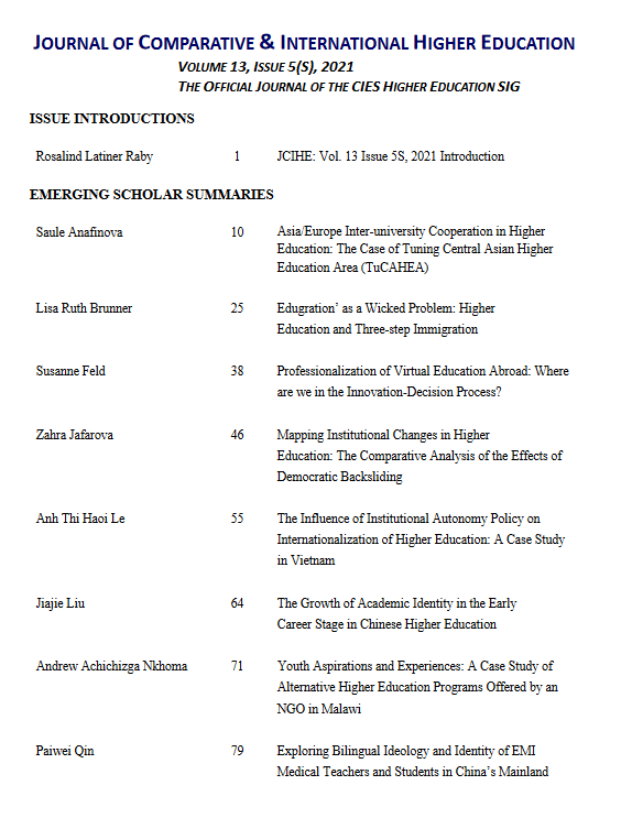 JCIHE19's tweet photo. Highlighting the amazing #research done by #PhD students &amp; #ECRs working in the field of comparative &amp; international #highered: check out our Special Issue devoted to Emerging Scholars

https://t.co/KO3Qx1nGbu

Interested to submit your own research? https://t.co/wM7PbYXYAA https://t.co/9OFnByoMlg