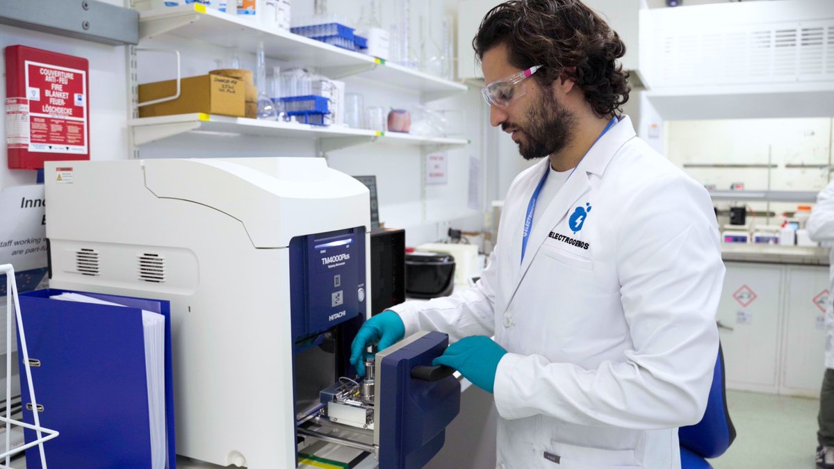 Hydrogen UK (@h2ukorg) on Twitter photo Hydrogen UK welcomes <a href="/ElectrogenosLTD/">Electrogenos</a> as one if its newest members.
Based in Oxford this innovative deep #tech start-up aims to transform #electrolyser #manufacturing by applying its proprietary technology to deliver a simpler and more reliable electrolyser stack technology. Hydrogen UK welcomes <a href="/ElectrogenosLTD/">Electrogenos</a> as one if its newest members.
Based in Oxford this innovative deep #tech start-up aims to transform #electrolyser #manufacturing by applying its proprietary technology to deliver a simpler and more reliable electrolyser stack technology.