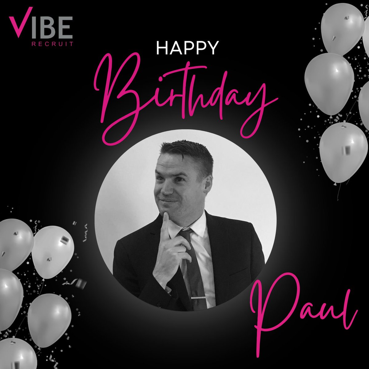 Wishing our Operations Director, Paul a very happy birthday! 🎉

Thank you for everything that you do - we hope you have a fab day. 🎂

From all of us at Vibe. 💕

#VibeRecruit #HappyBirthday