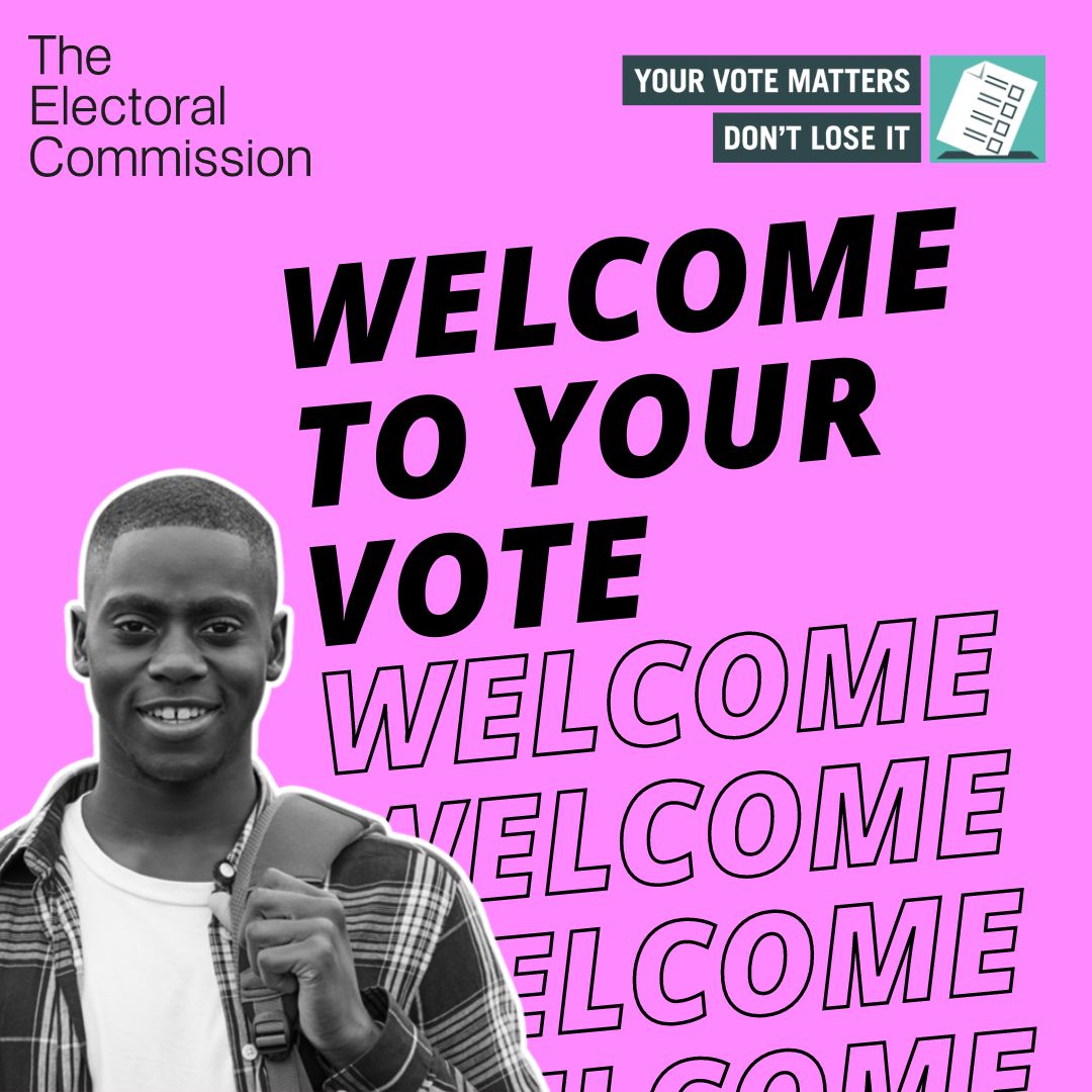 It's the start of #YourVoteWeek! Did you know...

📸  You must show an accepted form of photo ID when voting in person
💻  You need to register to vote at least 12 working days before an election
💌  You can choose a way to vote that suits you!

#MakeYourMark #WelcomeToYourVote