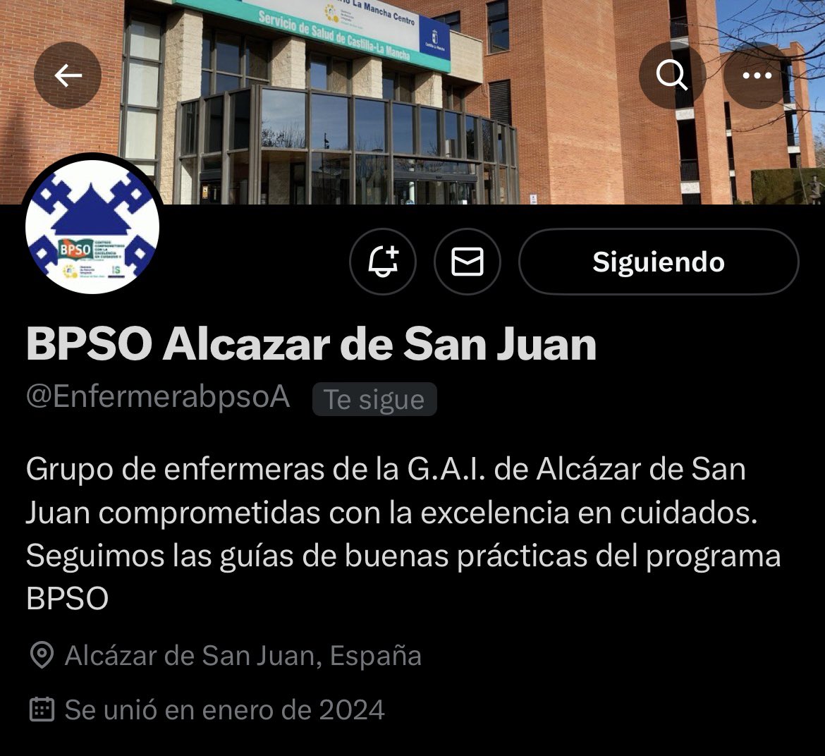 Enfermeros Quirófano Alcázar tweet media