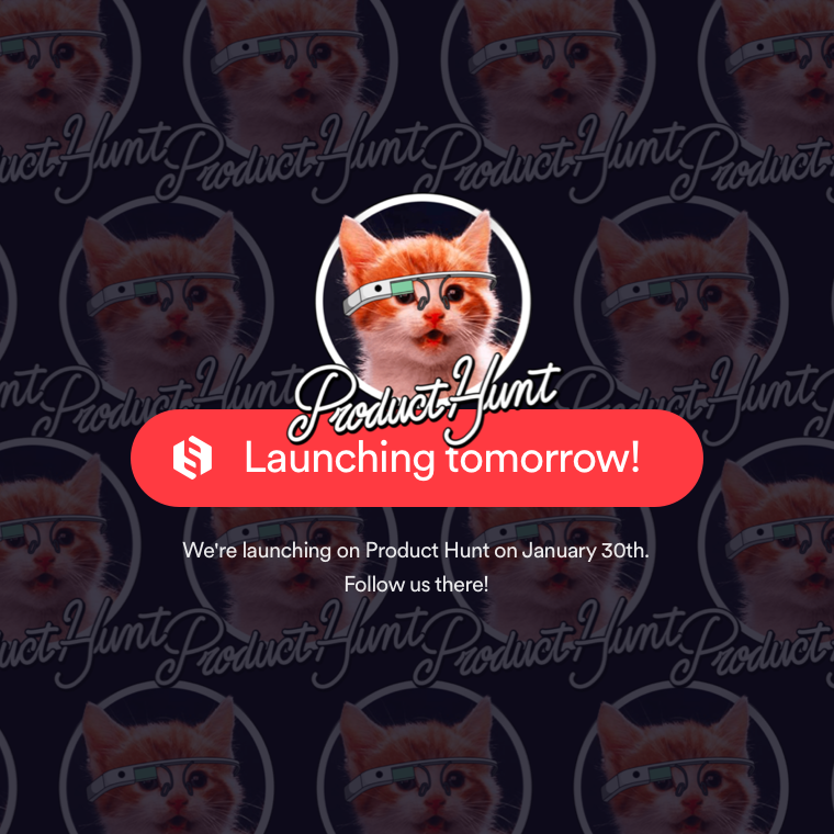 sharetribe's tweet photo. Good morning! Something exciting coming up tomorrow!

We’ll launch the new Sharetribe – a revolutionary no-code marketplace builder, fully extendable with code –on Product Hunt. 😻 Follow us there! → https://t.co/xzoKy8mpBh https://t.co/1cQOH2K0Li