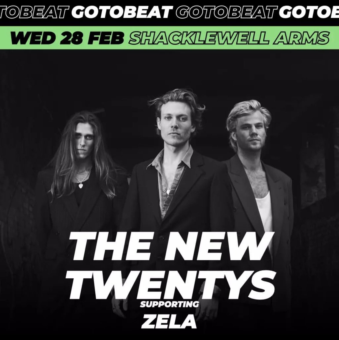 The secrets out! 👀 Our next show is less than a month away with our friends @thisisZELA on the 28th Feb 😝🤘🏻 LFG gotobeat.com/gig/zela-live-… 🧨🧨🧨