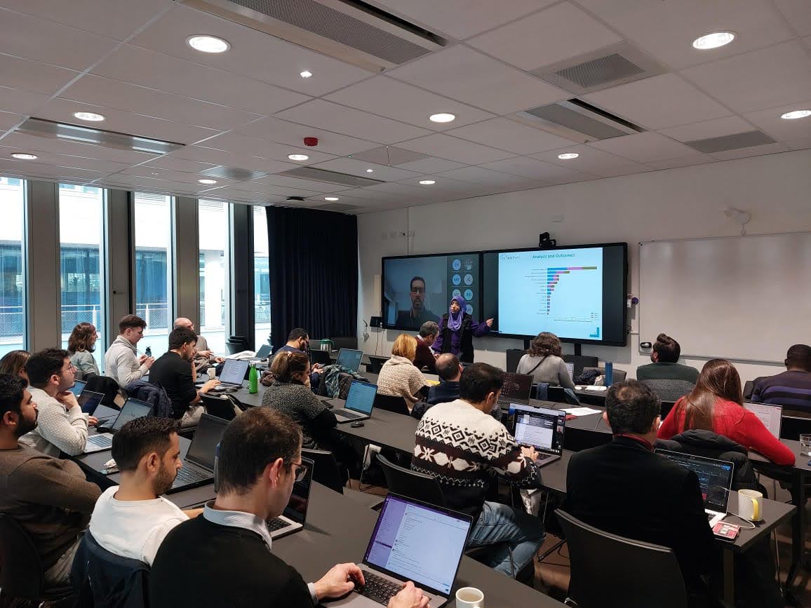 IoTalentum's tweet photo. Thursday, witnessed a pivotal day . The morning showcased ESRs' latest work outcomes, followed by parallel meetings organized by WPs. The day fostered collaboration through brainstorming sessions by the Supervisory and Training Boards, addressing crucial aspects of research. 🌐🔍 https://t.co/vP8O5MXnDK