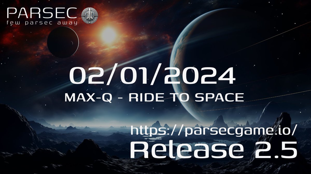 Parsec is come back! 🪐
New season is upon us, and with it it will bring fantastic updates! 🌌🌌🌌