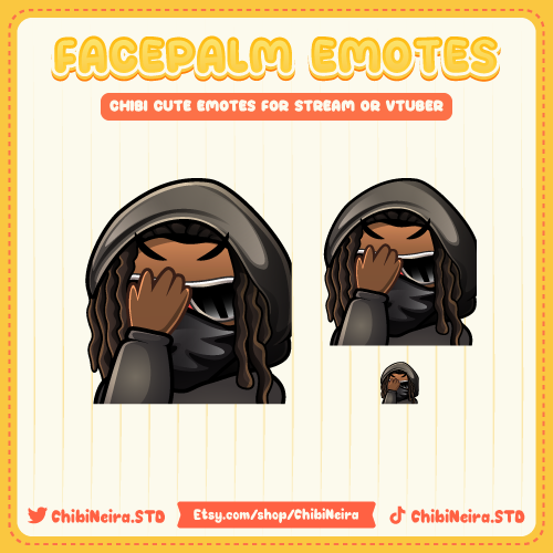 ChibiNeira's tweet photo. 🤦Facepalm Twitch Emotes 🤦

📷 Special Emotes commission by
@chibineira

. . Open commission for Twitch Emotes,  
Link for our shop 📷 https://t.co/eZQdeCviX0 

#emotes #twitchemotes #customemotes #Ych #commissionemotes #chibiemote #twitch #customemotes #sticker #chibiart https://t.co/m1v2ToCCNg
